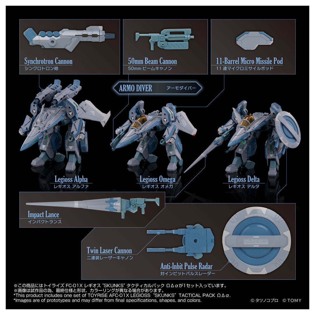 トイライズ トイライズ AFC-01X レギオス“SKUNKs” タクティカルパック ΩΔα