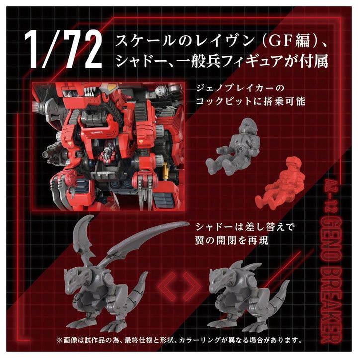 ZOIDS AZ-12 ジェノブレイカー 1/72スケール