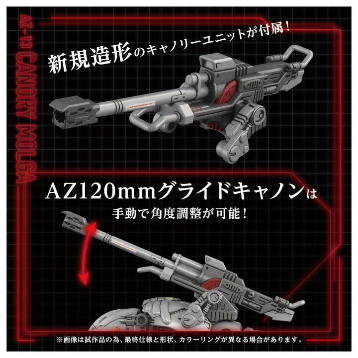 ZOIDS AZ-13 キャノリーモルガ 1/72スケール
