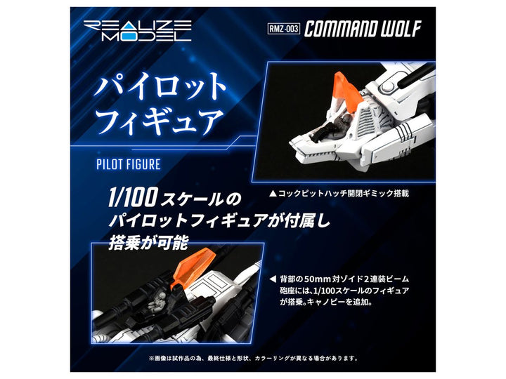 リアライズモデル RMZ-003 コマンドウルフ 1/100スケール
