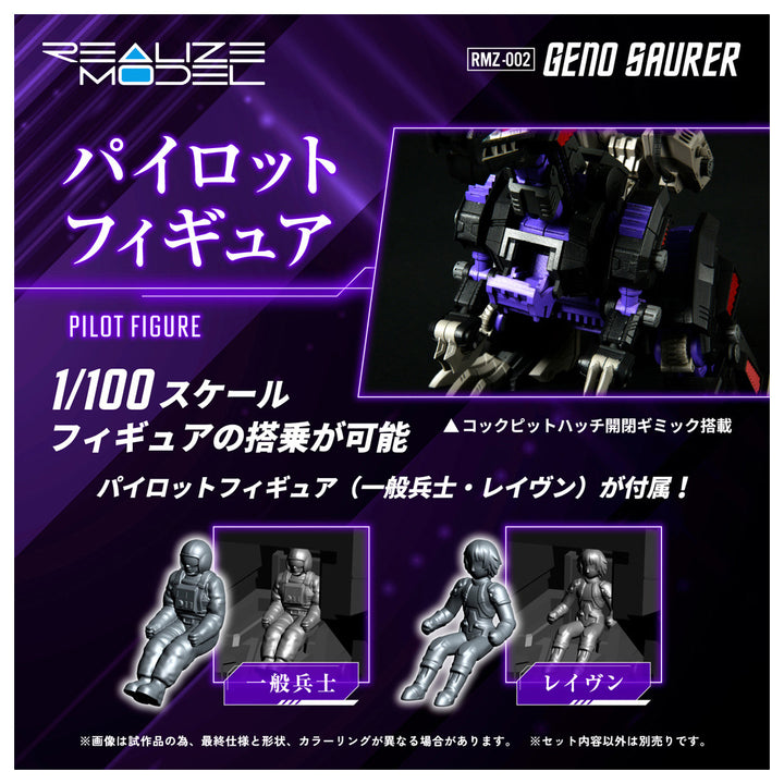 リアライズモデル RMZ-002 ジェノザウラー 1/100スケール