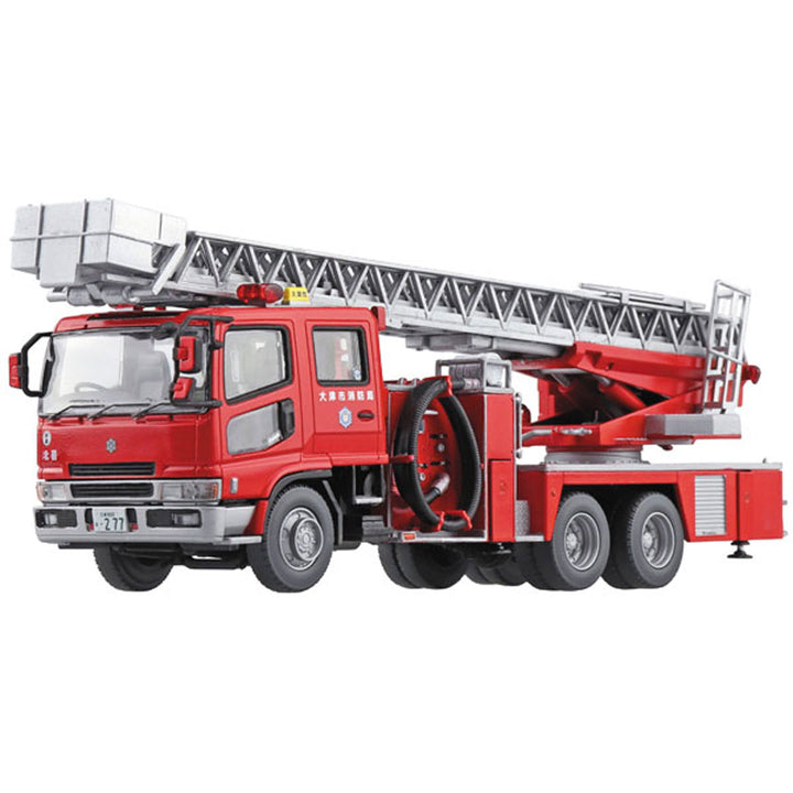 【再販】1/72 ワーキングビークル はしご付き消防車(大津市消防局　北はしご1)