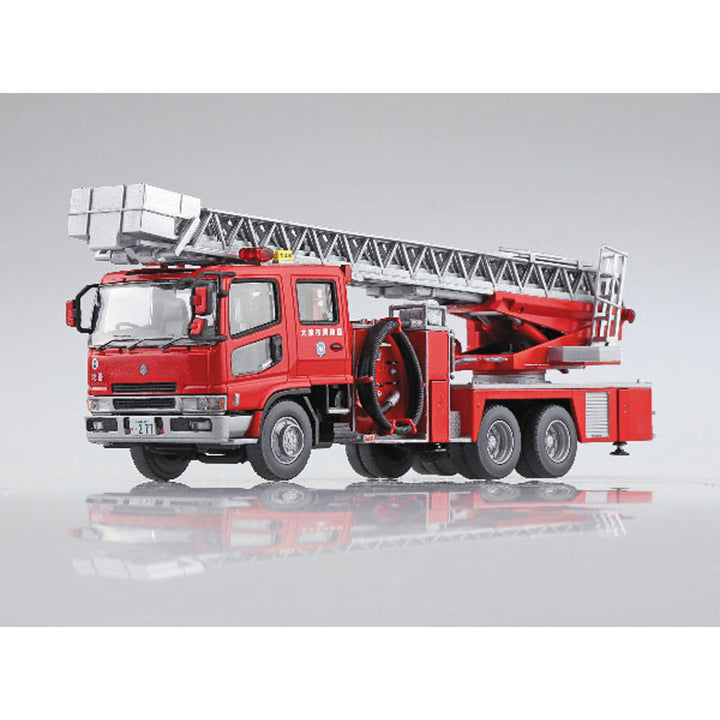 【再販】1/72 ワーキングビークル はしご付き消防車(大津市消防局　北はしご1)