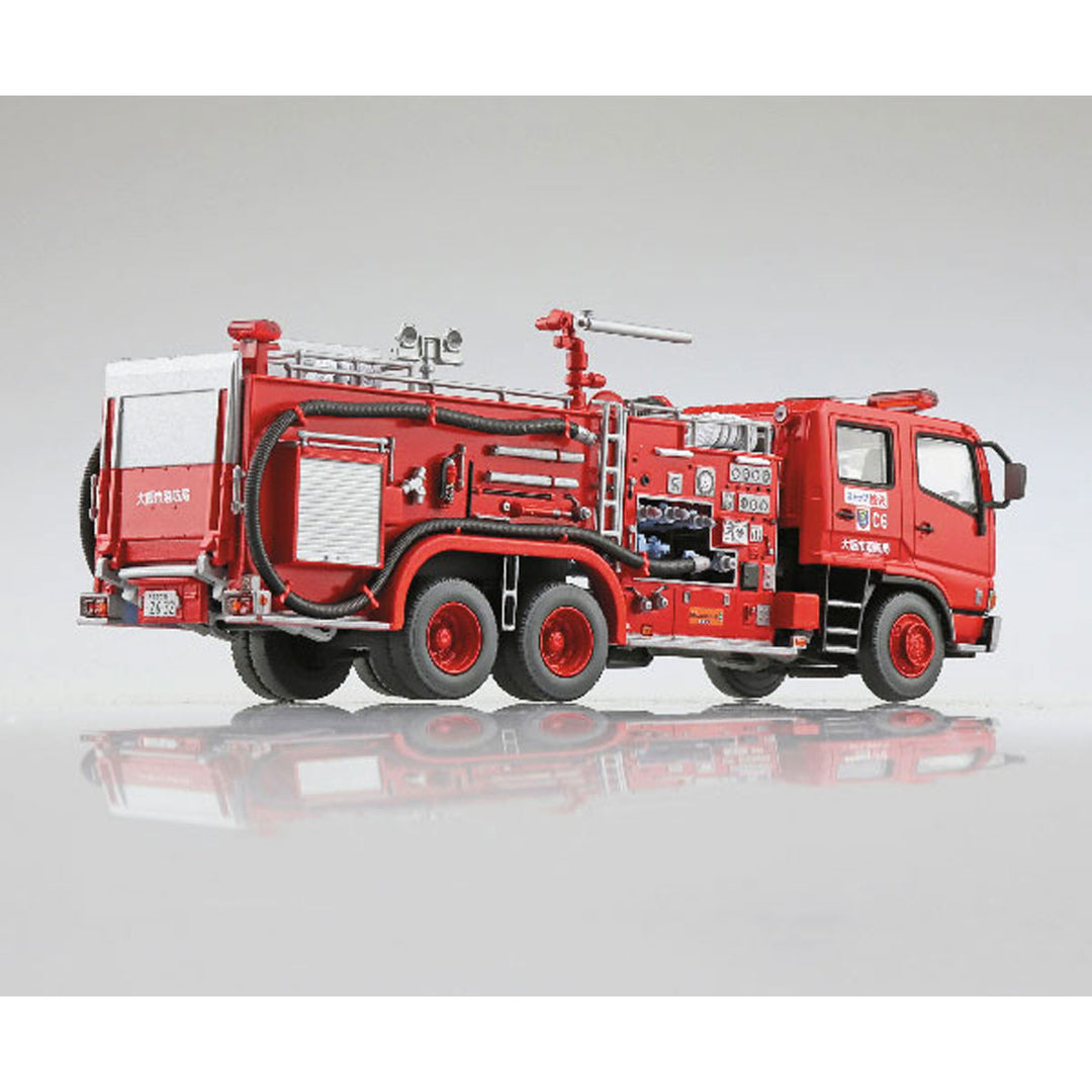 【再販】1/72 ワーキングビークル 化学消防ポンプ車(大阪市消防局　C6)