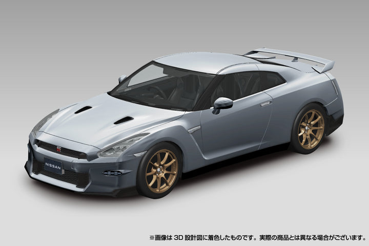 1/32 楽プラ スナップキット ニッサン R35 NISSAN GT-R 2024(アルティメイトメタルシルバー)