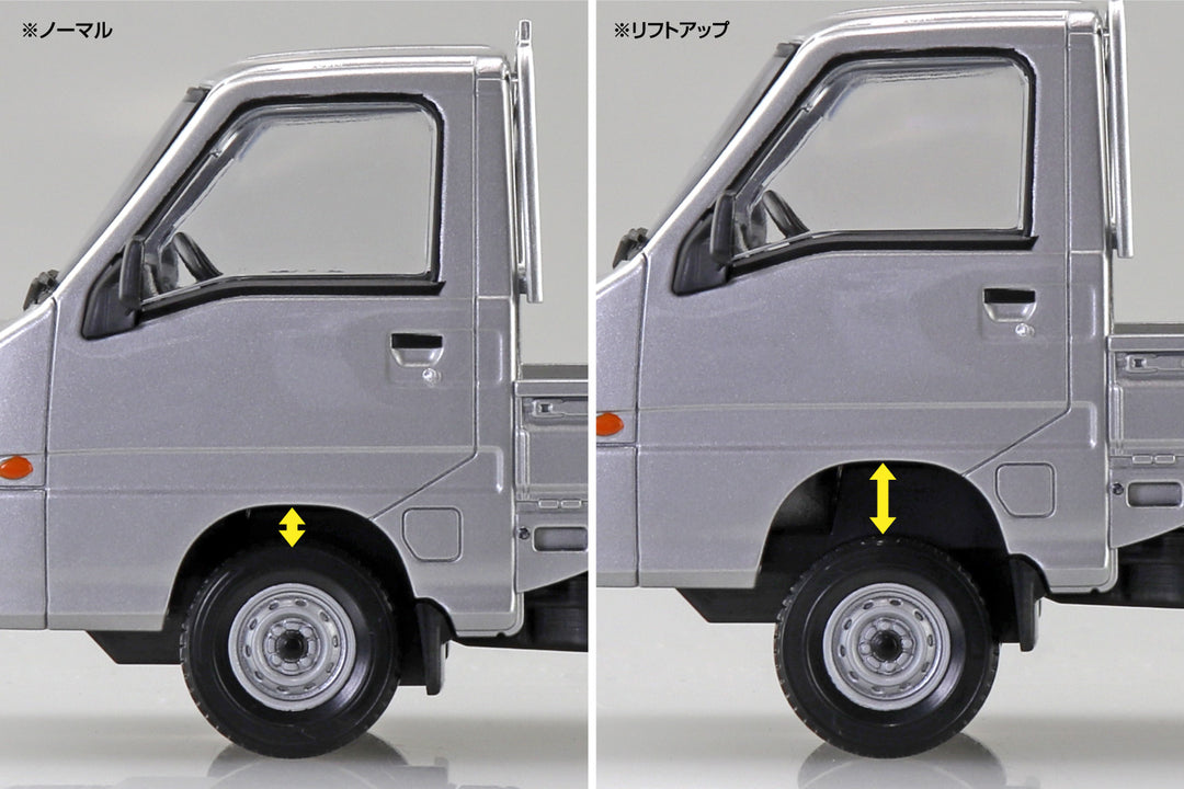 1/32 楽プラ スナップキット スバル サンバー トラック(スターリングシルバーメタリック)