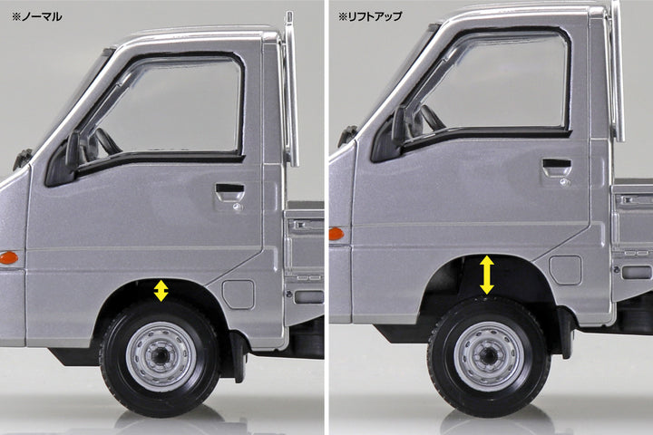 1/32 楽プラ スナップキット スバル サンバー トラック(スターリングシルバーメタリック)