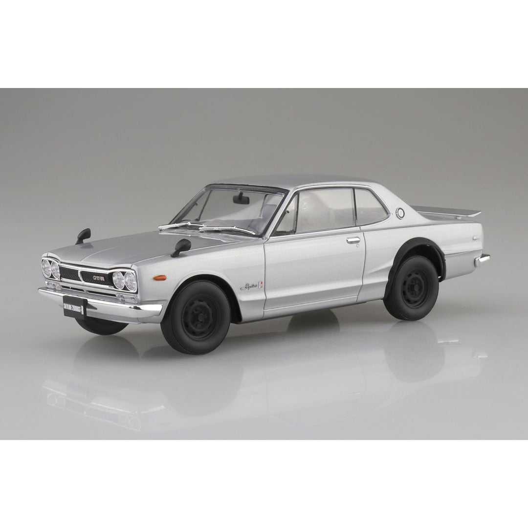 1/24 楽プラ スナップカー KPGC10 スカイラインHT 2000GT-R 1970 シルバー