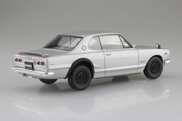 1/24 楽プラ スナップカー KPGC10 スカイラインHT 2000GT-R 1970 シルバー