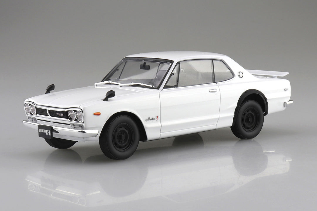 1/24 楽プラ スナップカー KPGC10 スカイラインHT 2000GT-R 1971 ホワイト