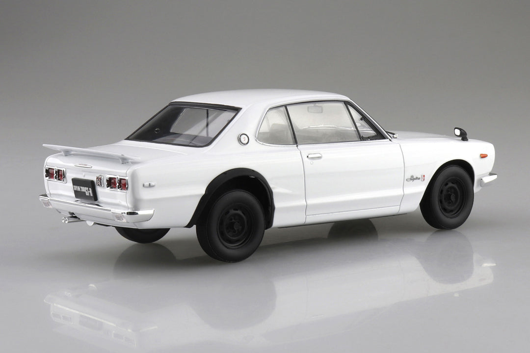 1/24 楽プラ スナップカー KPGC10 スカイラインHT 2000GT-R 1971 ホワイト