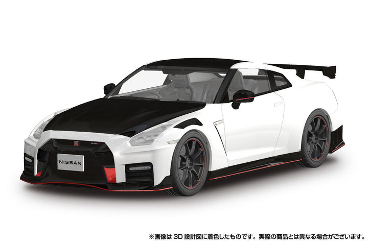 1/24 楽プラ スナップカー R35 NISSAN GT-R NISMO Special edition 2022 ブリリアントホワイトパール