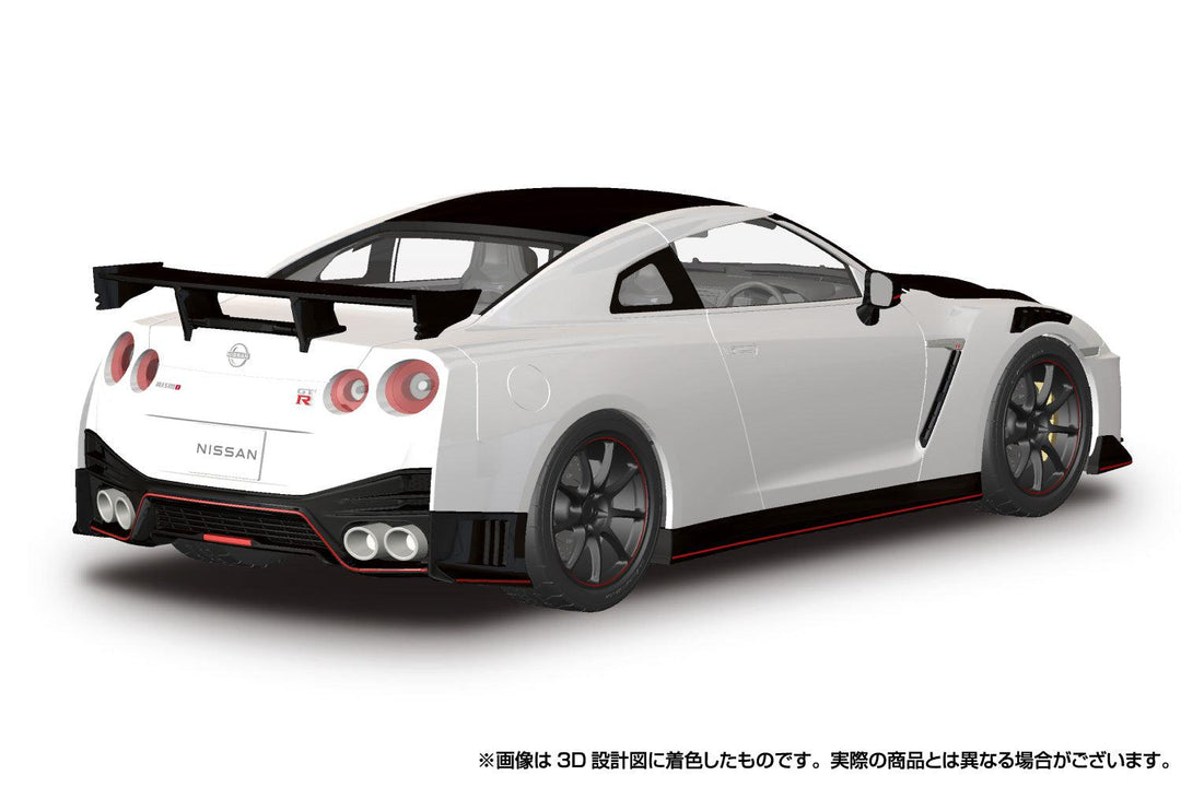 1/24 楽プラ スナップカー R35 NISSAN GT-R NISMO Special edition 2022 ブリリアントホワイトパール