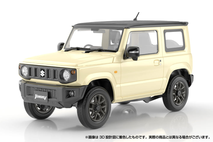 1/24 楽プラ スナップカー JB64 ジムニー 2018 シフォンアイボリーメタリック