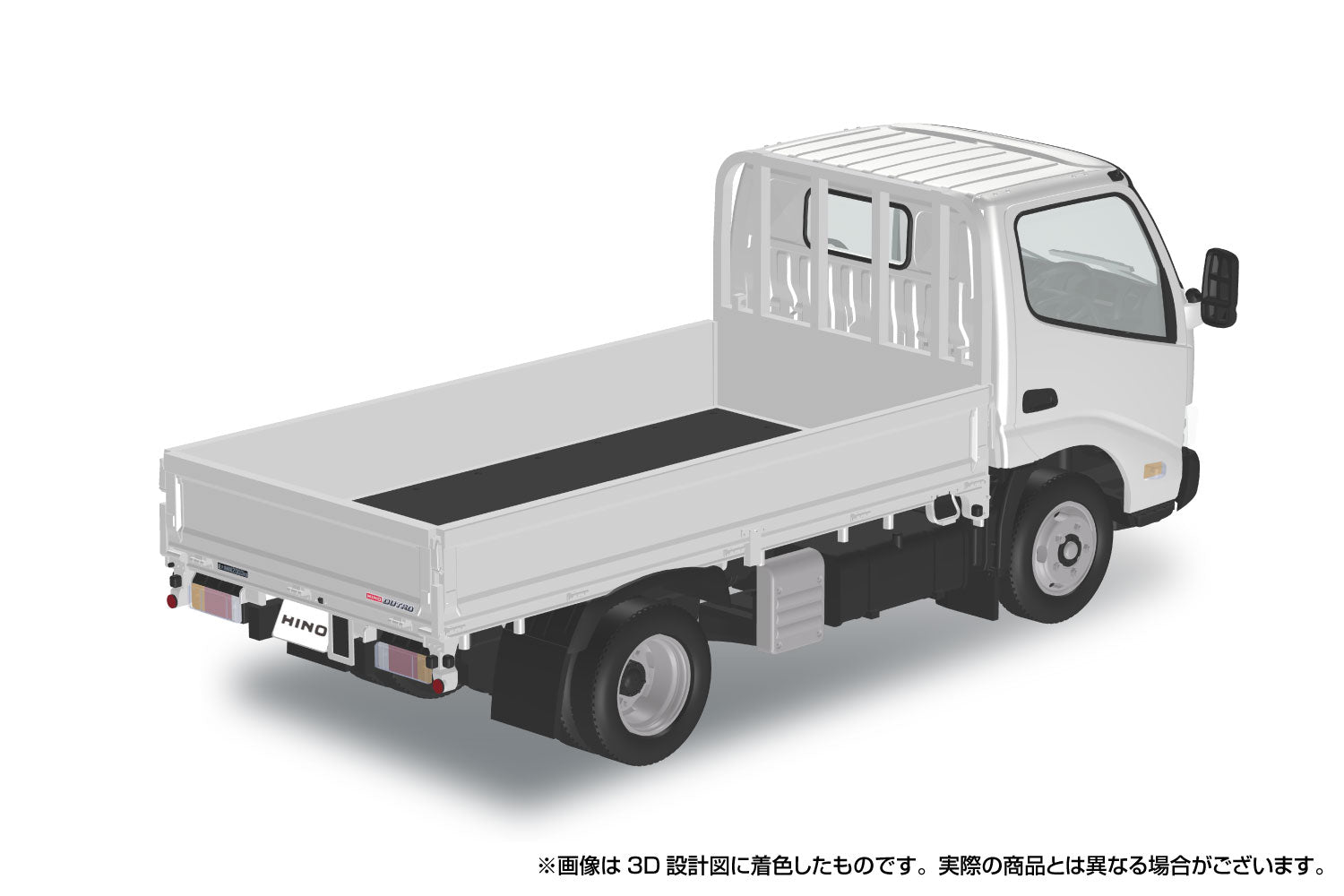 1/32 楽プラ スナップキット 日野 デュトロ 平ボデー（ホワイト