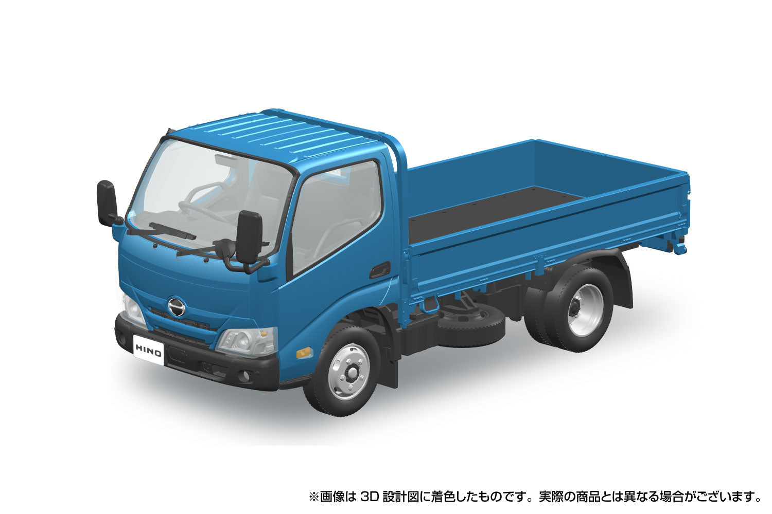 1/32 楽プラ スナップキット 日野 デュトロ 平ボデー（ブルー