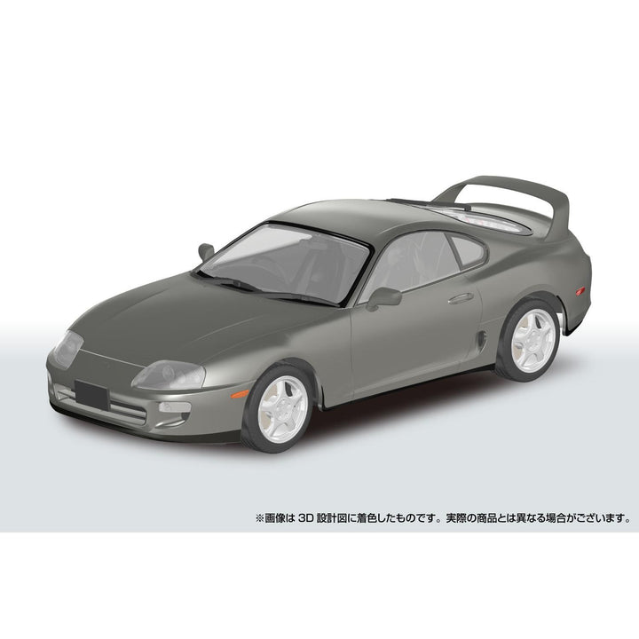 1/24 楽プラ スナップカー JZA80 スープラ 1996 グレイッシュグリーンマイカメタリック