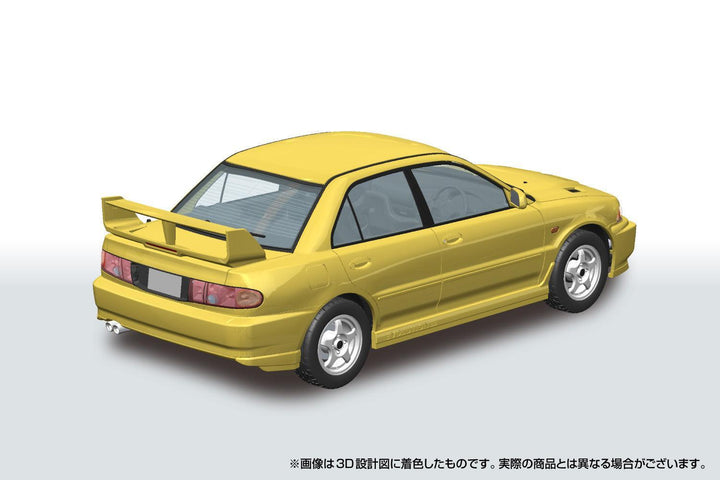 1/24 楽プラ スナップカー CE9A ランサーGSRエボリューションⅢ 1995 ダンデライオンイエロー