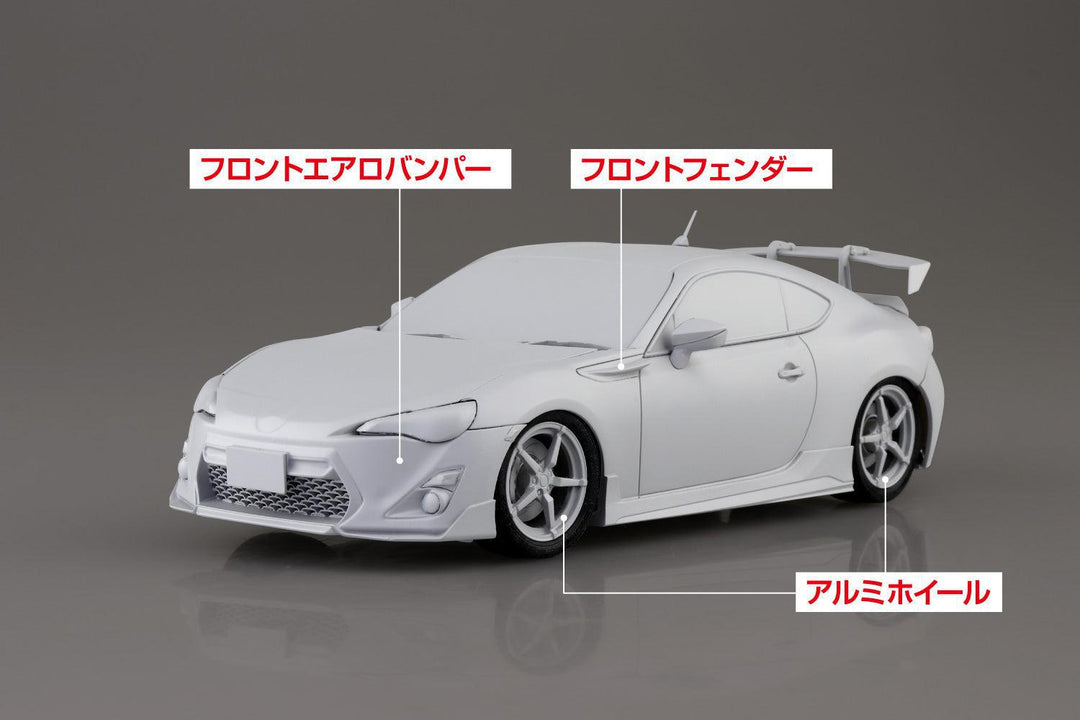 1/24 MFゴースト 片桐 夏向 ZN6 TOYOTA86 第14巻 シーサイドダブルレーン仕様