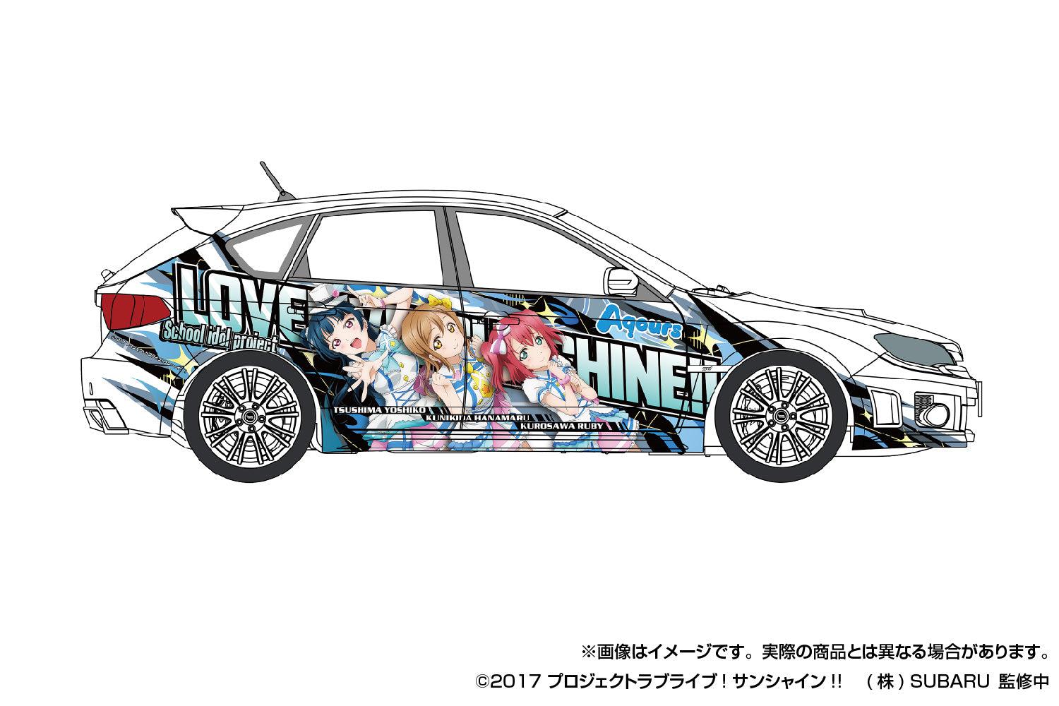 激レア　とある科学の超電磁砲コラボ　スバル インプレッサ WRX 痛車プラモデル とある科学の超電磁砲 コラボ スバル インプレッサ WRX 痛車