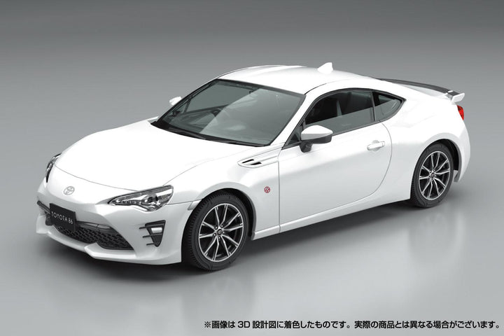 1/32 楽プラ スナップキット トヨタ 86(クリスタルホワイトパール)