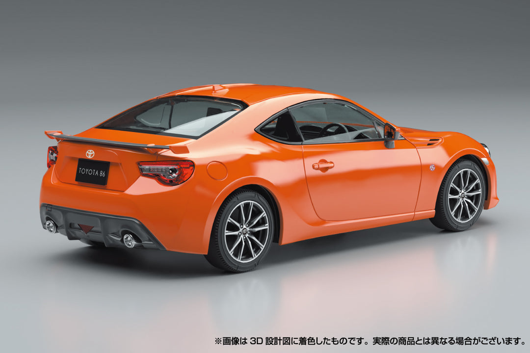 1/32 楽プラ スナップキット トヨタ 86(オレンジメタリック)