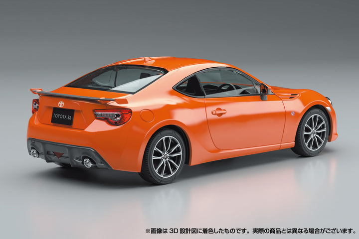 1/32 楽プラ スナップキット トヨタ 86(オレンジメタリック)