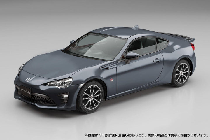1/32 楽プラ スナップキット トヨタ 86(ダークグレーメタリック)