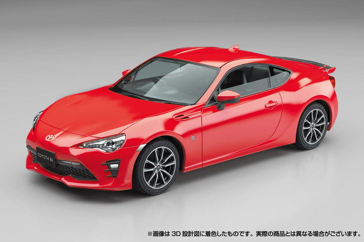 1/32 楽プラ スナップキット トヨタ 86(ピュアレッド)