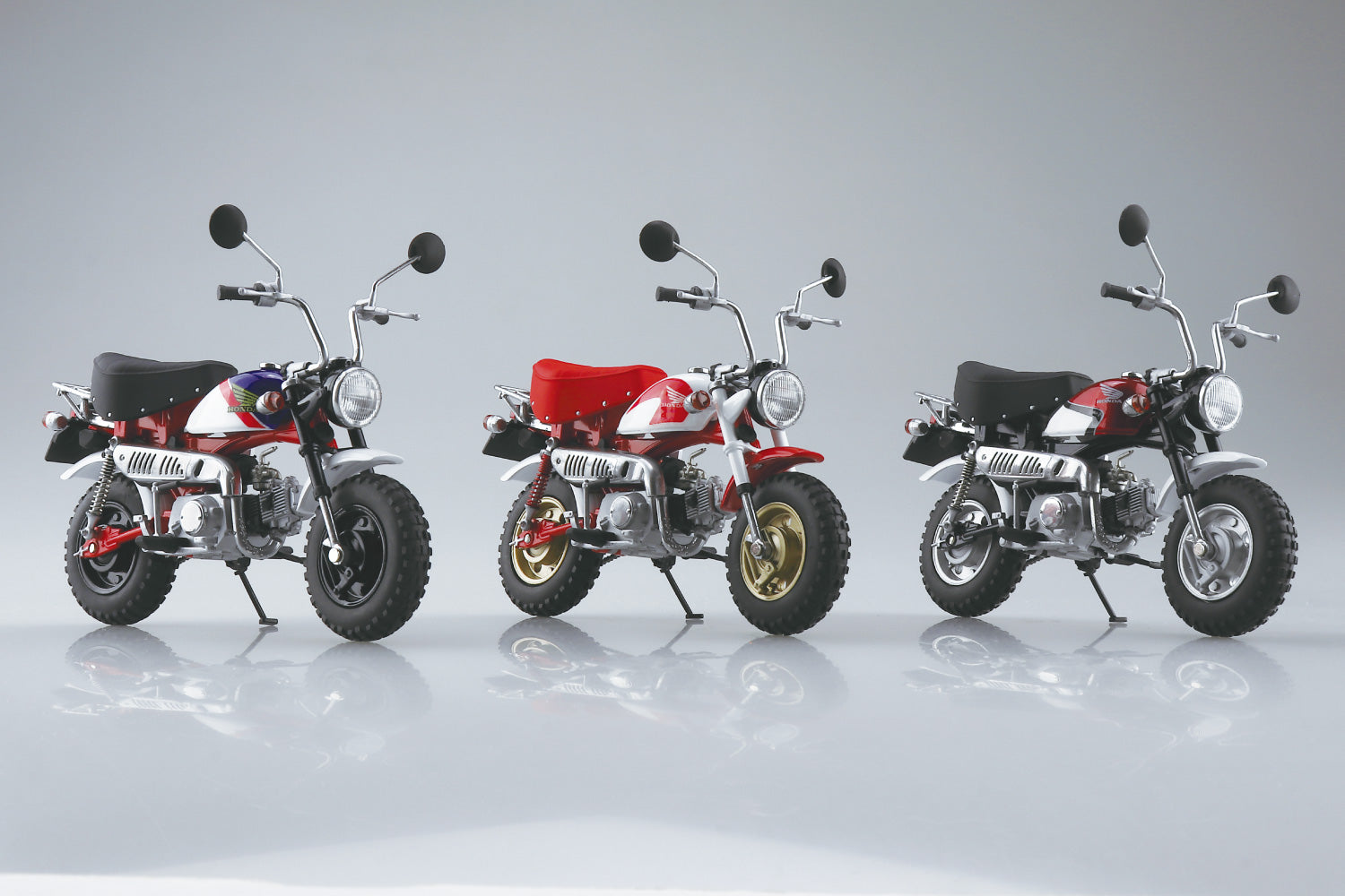 1/12 完成品バイク Honda モンキー・スペシャル シャスタホワイト