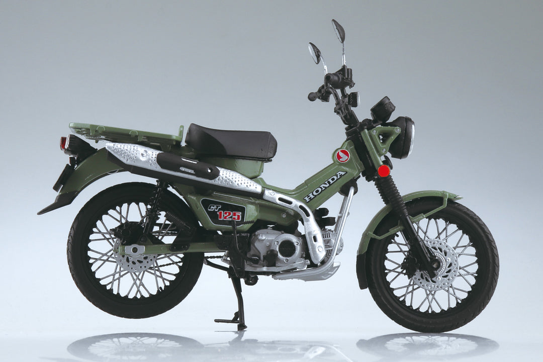 1/12 完成品バイク Honda CT125 ハンターカブ パールオーガニックグリーン