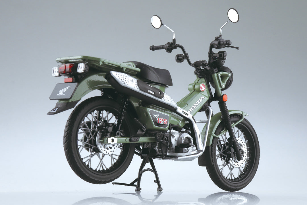 1/12 完成品バイク Honda CT125 ハンターカブ パールオーガニックグリーン