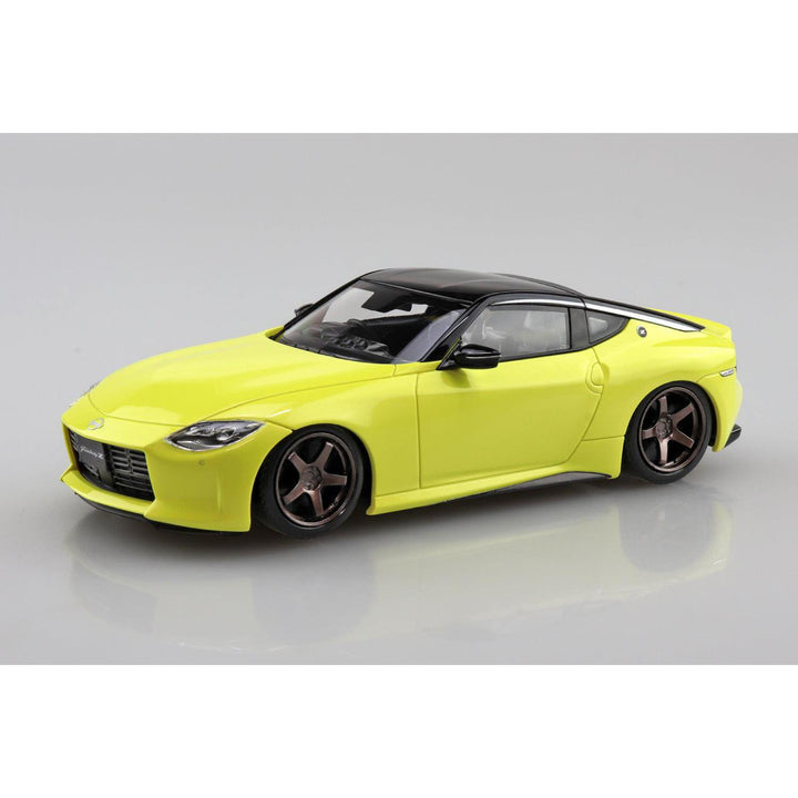 1/32 楽プラ スナップキット ニッサン RZ34 フェアレディZ カスタムホイール(イカズチイエロー)