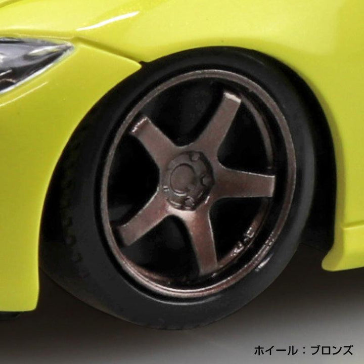 1/32 楽プラ スナップキット ニッサン RZ34 フェアレディZ カスタムホイール(イカズチイエロー)