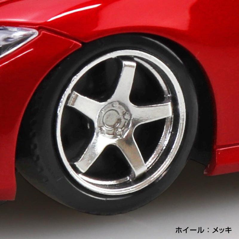 1/32 楽プラ スナップキット ニッサン RZ34 フェアレディZ カスタムホイール (カーマインレッド)