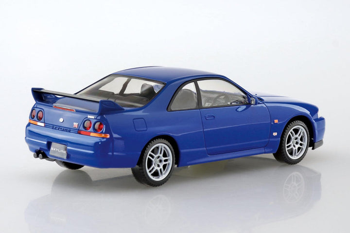 1/32 楽プラ スナップキット ニッサン R33 スカイラインGT-R(ブルー）