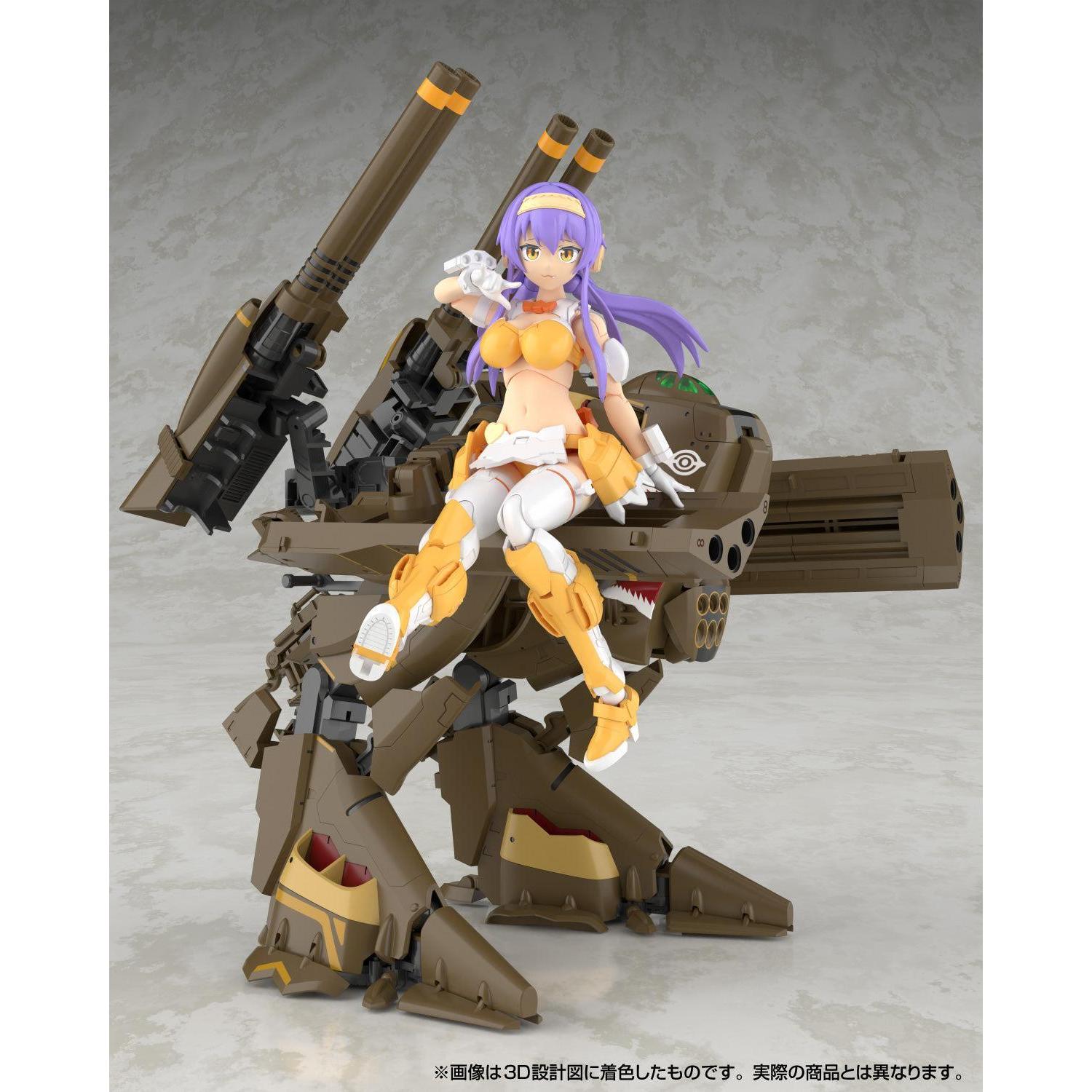 アニメ系プラモセット スペースウルフ / マクロス / ザブングル プラモデル「VFガール」に『マクロス』40周年記念モデルのランカ