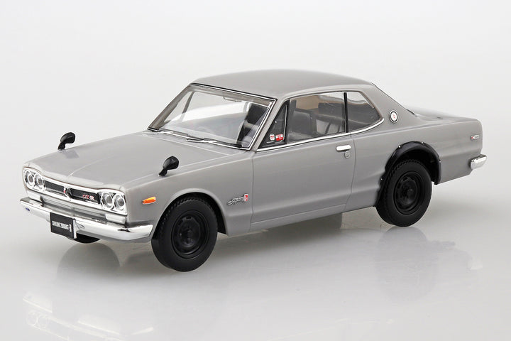 1/32 楽プラ スナップキット ニッサン C10 スカイライン 2000GT-R(シルバー)