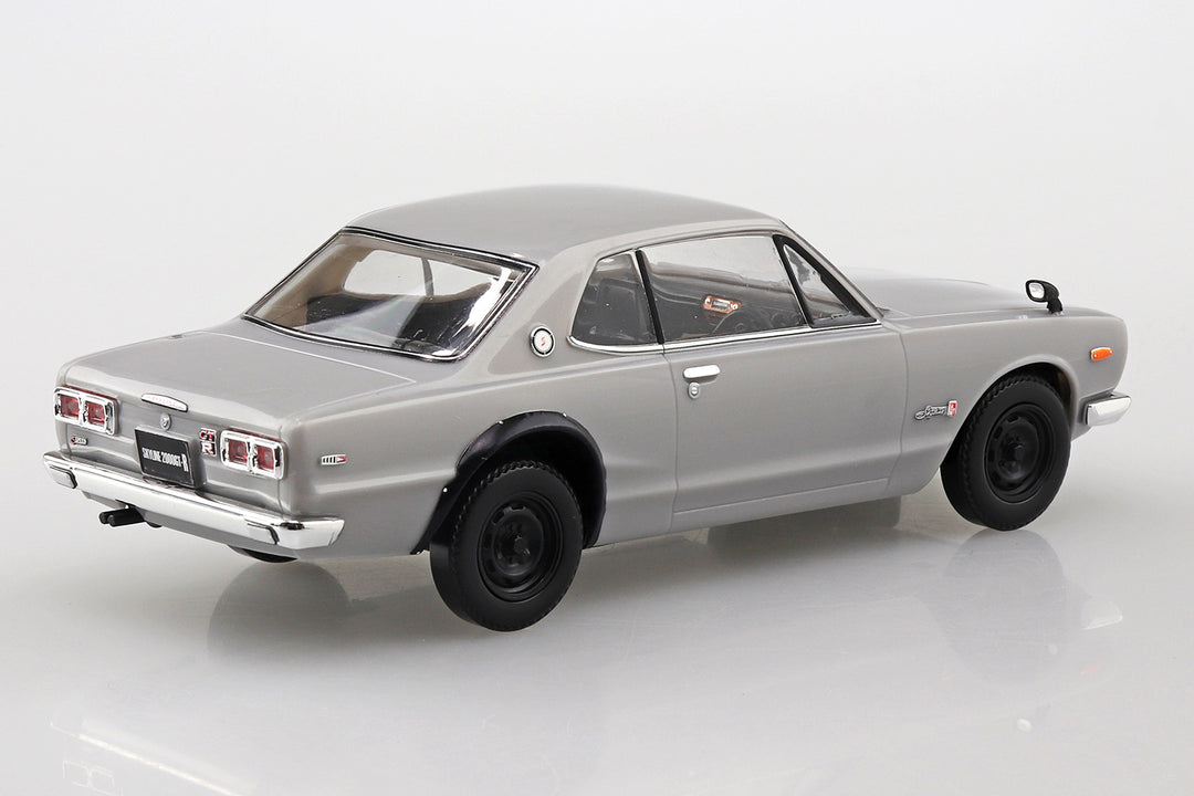 1/32 楽プラ スナップキット ニッサン C10 スカイライン 2000GT-R(シルバー)