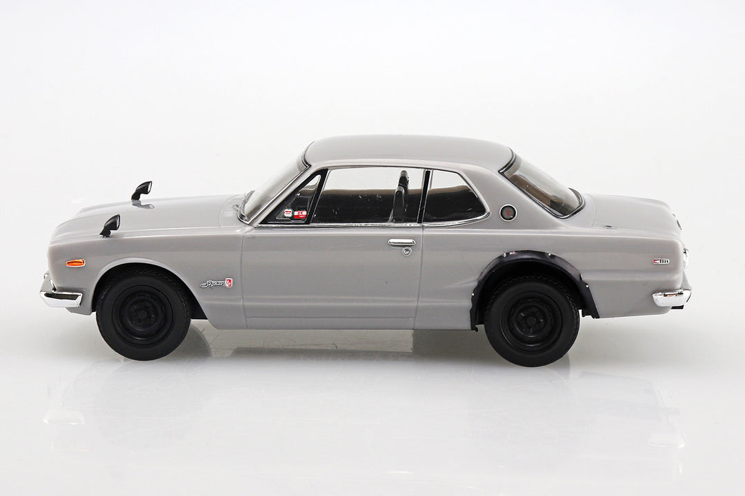 1/32 楽プラ スナップキット ニッサン C10 スカイライン 2000GT-R(シルバー)