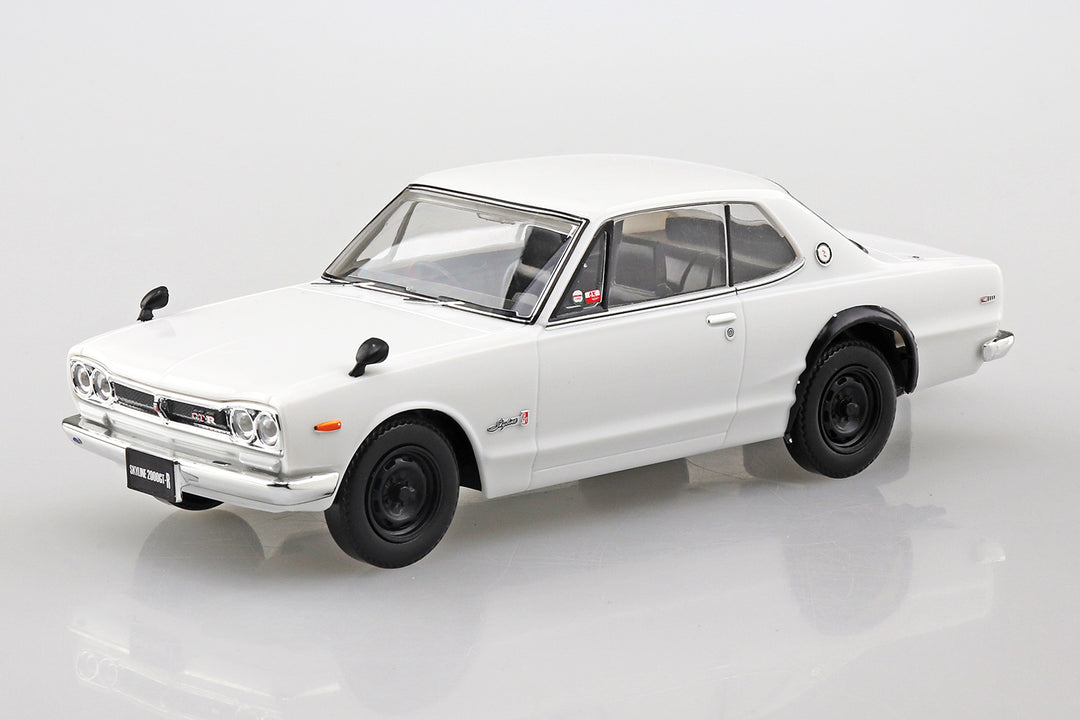 1/32 楽プラ スナップキット ニッサン C10 スカイライン 2000GT-R(ホワイト)
