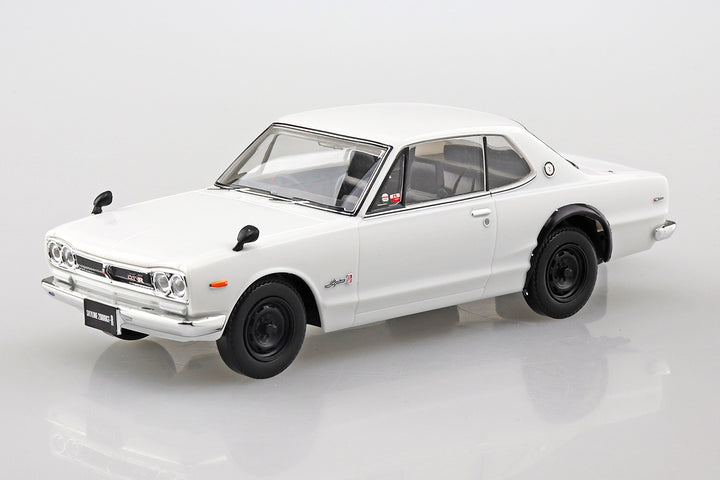 1/32 楽プラ スナップキット ニッサン C10 スカイライン 2000GT-R(ホワイト)