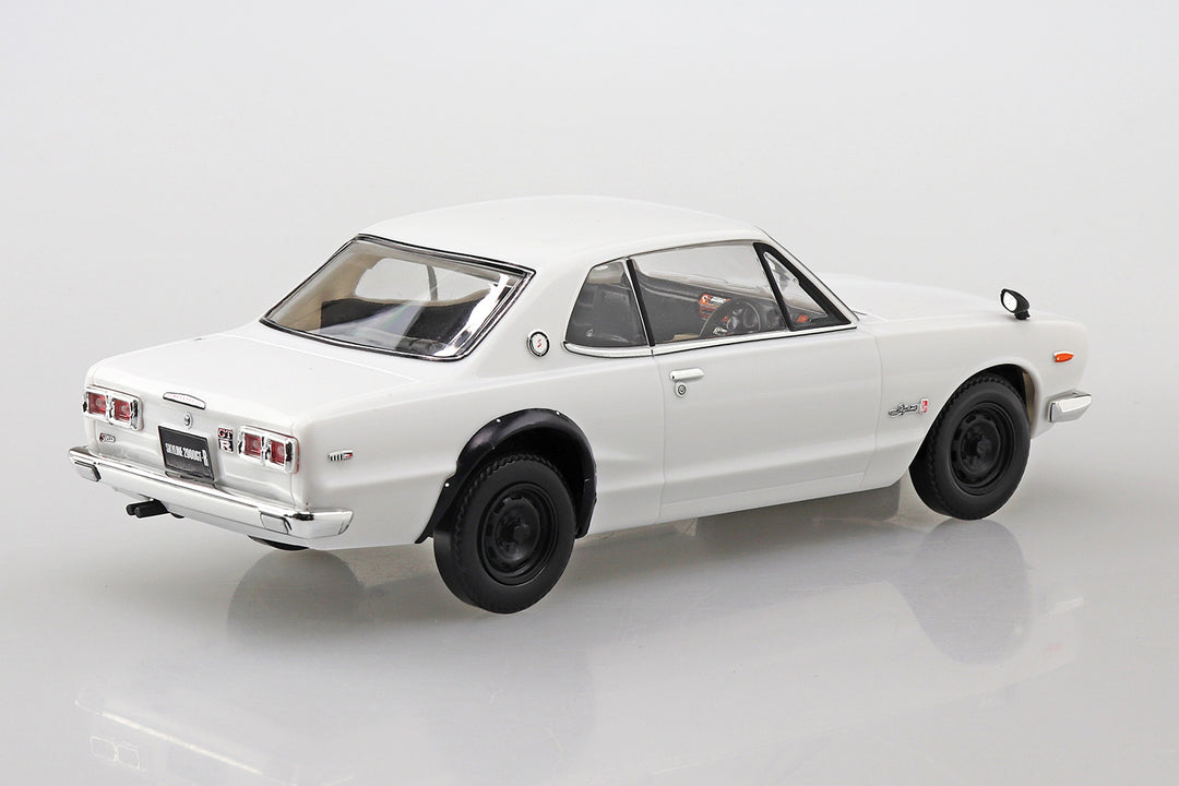 1/32 楽プラ スナップキット ニッサン C10 スカイライン 2000GT-R(ホワイト)