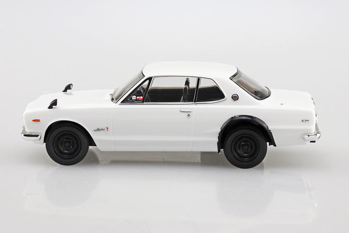 1/32 楽プラ スナップキット ニッサン C10 スカイライン 2000GT-R(ホワイト)