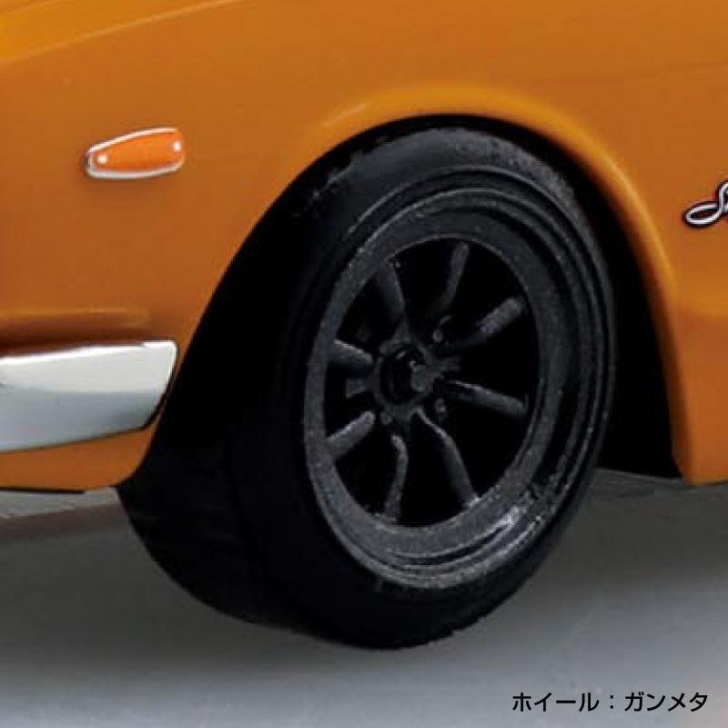 1/32 楽プラ スナップキット ニッサン C10 スカイライン 2000GT-R カスタムホイール (ブラウン)