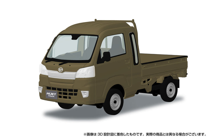 1/32 楽プラ スナップキット ダイハツ S500P ハイゼット トラック ジャンボ （オフビートカーキメタリック）