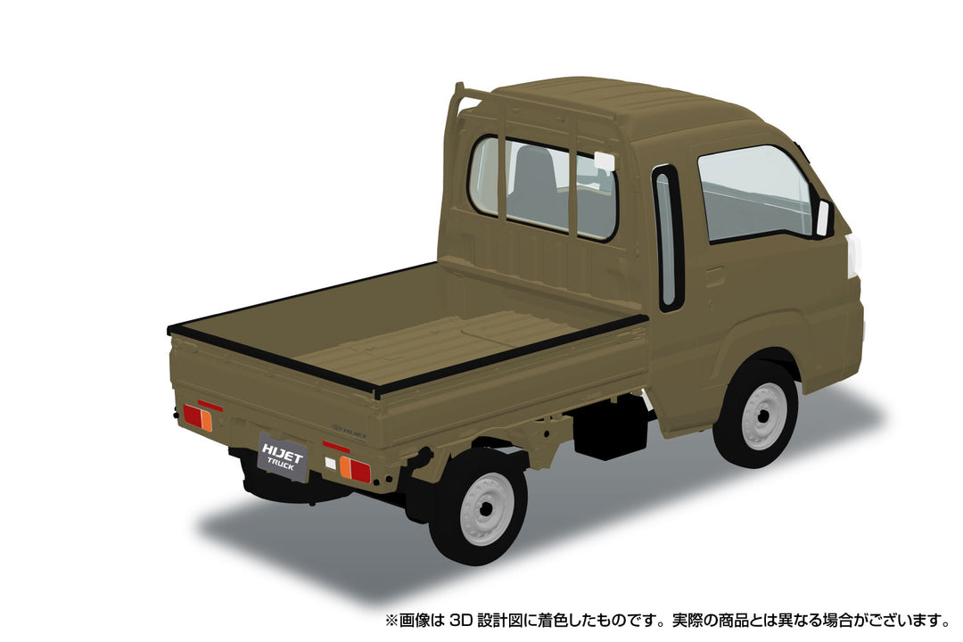 1/32 楽プラ スナップキット ダイハツ S500P ハイゼット トラック ジャンボ （オフビートカーキメタリック）