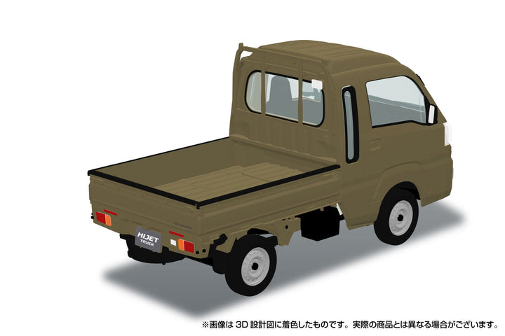 1/32 楽プラ スナップキット ダイハツ S500P ハイゼット トラック ジャンボ （オフビートカーキメタリック）