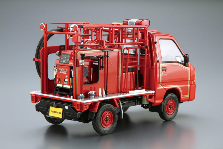 1/24 ザ・モデルカー スバル TT2 サンバー 消防車 '11