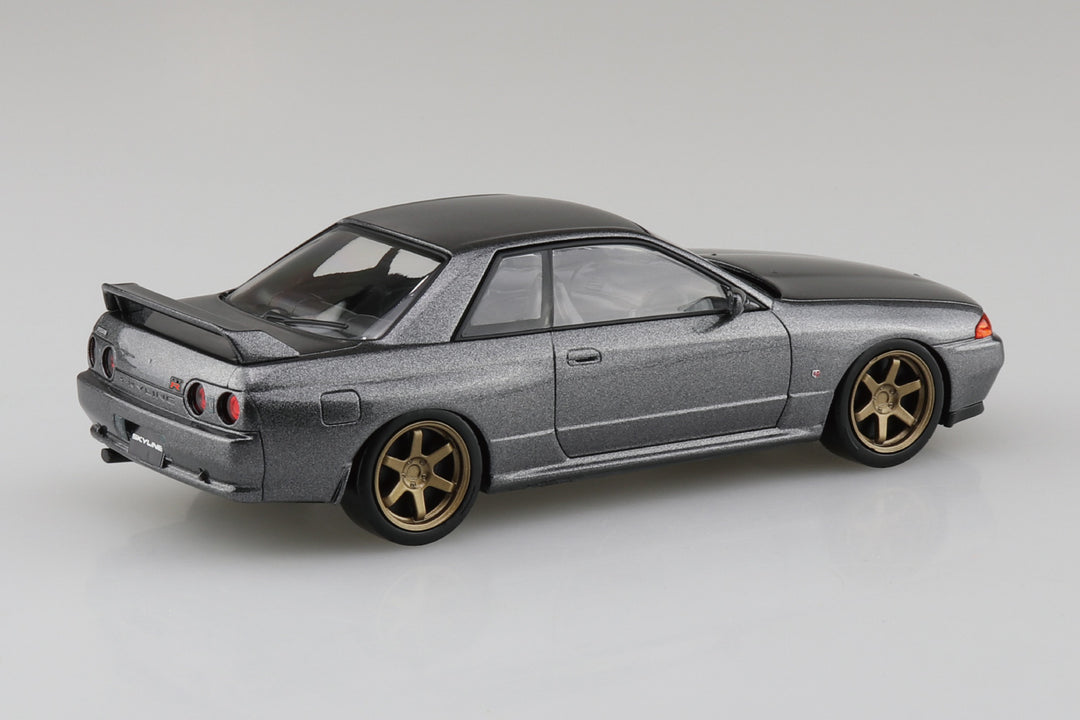 1/32 楽プラ スナップキット ニッサン R32スカイラインGT-R カスタムホイール（ガングレーメタリック）